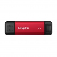 Флаш памет Kingston Dual USB-A/C Portable SSD 1TB - Black/Red Флаш памет Kingston Dual USB-A/C Portable SSD 1TB - Black/Red