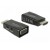 Адаптер Delock, HDMI мъжко - VGA + microUSB + Audio женско, Черен Адаптер Delock, HDMI мъжко - VGA + microUSB + Audio женско, Черен