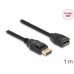 Удължителен кабел Delock DisplayPort 1.2 мъжко - DisplayPort женско Удължителен кабел Delock DisplayPort 1.2 мъжко - DisplayPort женско